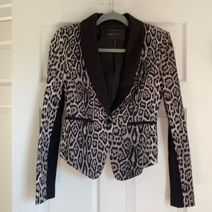 BCBGMaxazria animal print jacket